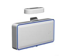 Cerradura electrónica de gabinete sin taladro, cerradura invisible para cajón para tarjeta inteligente, pestillo de puerta de núcleo sólido, batería baja para oficina y hogar, color blanco