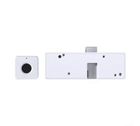 Cerradura electrónica de huellas dactilares para puertas y cajones de armarios con chip AI y puerto de carga USB, soporta 20 huellas dactilares para un acceso seguro multiusuario