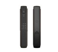 Cerradura electrónica digital biométrica de huellas dactilares inteligentes Wifi con cámara Cerradura de puerta inteligente (Color: 24 280 (6068))