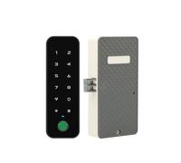 Cerradura Electrónica Inteligente Tuya con y Huella Dactilar para Armarios de Madera, Control Remoto por Aplicación para Muebles, Cajones y