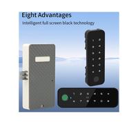 Cerradura Electrónica Inteligente Tuya con y Huella Dactilar para Armarios de Madera, Control Remoto por Aplicación para Muebles, Cajones y