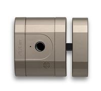 Cerradura electrónica invisible de alta seguridad int_LOCK BT. Acabado níquel mate.