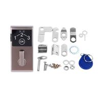 Cerradura electrónica para armarios, candado digital sin llave con tarjeta de inducción, tamaño 9x5x1cm, aleación de zinc - Alta seguridad y respuesta rápida para madera, acero y