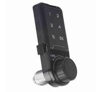 Cerradura electrónica para gabinete, cerradura de seguridad con código digital, teclado táctil, cerrojo electrónico para gabinete de control de acceso y casillero para muebles, (Tamaño de instalación
