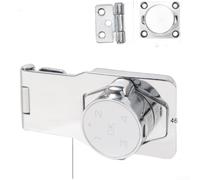 Cerradura electrónica para puerta de armario, cajón, nevera, aleación de zinc, montaje sin taladro, puerto de carga USB, 0,5 segundos, cerradura de combinación de velocidad, color negro y plateado