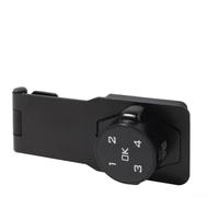 Cerradura electrónica para puerta de armario, cajón, nevera, construcción de aleación de zinc, montaje sin taladro, recargable por USB con (G)