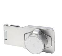Cerradura electrónica para puerta de armario, cajón, nevera, construcción de aleación de zinc, montaje sin taladro, recargable por USB con (E)