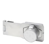 Cerradura electrónica para puerta de armario, cajón, nevera, construcción de aleación de zinc, sin taladro, montaje USB recargable con (H)