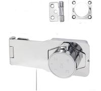 Cerradura electrónica para puerta de armario, cajón, nevera, construcción de aleación de zinc, sin taladro, montaje USB recargable con (I)