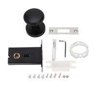 Cerradura empotrada para manijas de puerta, cerradura de puertas ocultas de acero inoxidable con manija para dormitorio interior