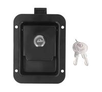 Cerradura empotrada, pestillo de puerta for RV, cerradura entrada for remolque viaje, caja herramientas montaje empotrado versátil for caravana, caballos, transportador carga(94x95CM)