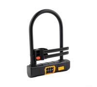 Cerradura en U para bicicleta, 25 cm, aleación de acero, antirrobo | Restablecimiento de contraseña sin llave, grillete de 25 cm, cuerpo de aleación de acero, se adapta a bicicletas de carretera