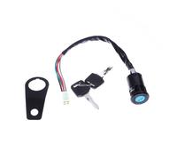 Cerradura Encendido Moto 1 Juego Para La Mayoría Las Motocicletas 50cc 70cc 90cc 110cc 150cc Llave Bloqueo Del Interruptor Encendido Universal Con Soporte