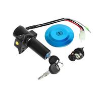 Cerradura encendido moto 2002-2013 Para Yamaha Para YBR125 Para YBR 125 Interruptor Encendido Tapa Tanque Combustible Llaves Bloqueo Asiento