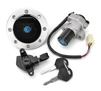 Cerradura Encendido Moto Compatible Con Suzuki Para GSF600 Para Bandit 1995-2004 Para GSF1200 Para Bandit 1997-2005 Interruptor De Encendido Tapa De Combustible Cerradura De Asiento