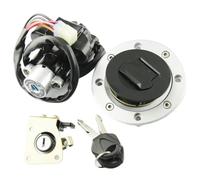 Cerradura encendido Moto Compatible Con Suzuki Para GSX400 Para GSX1200 Para Inazuma Interruptor De Bloqueo De Encendido Barril De Bloqueo De Encendido Interruptor Arranque Interruptor Arranque