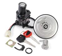 Cerradura Encendido Moto Para CB600F Para CB600F2Y Para Hornet S 600 2000 2001 2002 Interruptor De Encendido Tapa De Combustible Asiento Juego De Llaves De Bloqueo 35010-MBZ-D01