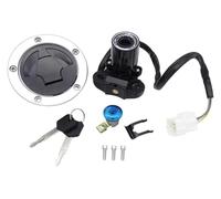 Cerradura Encendido Para Kawasaki Para Ninja Para ZX6R 2013-2018 2 Llaves Interruptor Encendido Cerradura Tapa Tanque Gasolina Combustible Barril Motocicleta 1 Juego