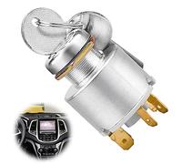 Cerradura Encendido Universal Switch Ignición Encendido Cerradura Llave Bloqueo Interruptor Encendido Interruptor Arranque Universal Relé Arranque con 2 Llaves para Coches Motos Barcos Excavadoras