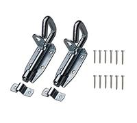 Cerradura for puerta corredera, 2 juegos de acero inoxidable, seguridad for puertas y ventanas interiores exteriores, pestillo deslizante, cerrojo, candado for portón