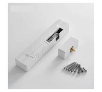 Cerradura hidráulica invisible para puertas planas de madera, sistema de cierre silencioso con búfer de clavijas, 1 juego (negro. - Turn right)