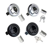 Cerradura industrial de panel de aleación de zinc o plástico, con pulsador interno y externo integrado, 1 unidad(ZDC- No lock)