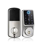 Cerradura inteligente, Aplicación Tuya, Control remoto inteligente, huella dactilar, biometría, contraseña, código de tarjeta, cerrojo, bloqueo pestillo automático