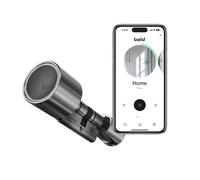Bold - Elite Smart Lock Cilindro SX33 - Cerradura inteligente sin llave - Bluetooth & WiFi - Fácil instalación - Control por aplicación - Plata