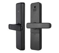 Cerradura Inteligente - Cerradura De Entrada Sin Llave WiFi Para Puertas De Madera Metálicas - Control De Aplicación Remota Tarjeta De Contraseña De Huella Digital Deslizando Para Puerta Principal
