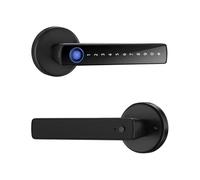 Cerradura inteligente, Cerradura de puerta inteligente biométrica con huella dactilar, cerradura electrónica Digital contraseña, manija seguridad sin llave for el hogar