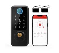 Cerradura inteligente, Cerradura De Puerta Intelinte Con Huella Dactilar, Enlace G2, Cerraduras Cerrojo Frontal Entrada Sin Llave, Digital Impermeable Seguridad For El Hogar