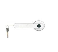 cerradura inteligente, Cerradura Inteligente Con Sensor De IA Y Huella Dactilar: Digital Conexión WiFi Aplicación, 6 Formas Acceso, Sin Taladro, For El Hogar(AI Sliver Gateway)