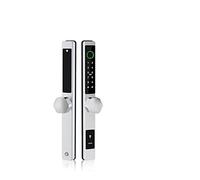 Cerradura inteligente, Cerradura inteligente TTLock impermeable al aire libre huella dactilar aplicación código RFID cerradura de puerta electrónica sin llave(Type 4,2885 double)
