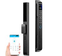 Cerradura Inteligente Con Reconocimiento Facial 3D, Tuya Wifi, Reconocimiento Facial + Huella Dactilar + Contraseña + Tarjeta Ic + Nfc + Contraseña Temporal + Llave, Con Cuerpo De Cerradura 3585