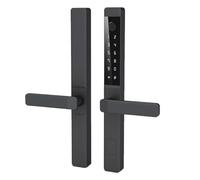 Cerradura inteligente con WIFI for puerta de vidrio y Patio, cerradura Digital electrónica con huella dactilar, 85 cuerpos, aplicación Smart Life(No Mortise)