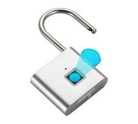 Cerradura Inteligente De Digitales - Candado Sin Llave De Zinc, Cerradura De Seguridad Recargable Por USB, Acceso Biométrico De Huella Digital Con Diseño Antirrobo | Usuario