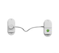 Cerradura inteligente de huellas dactilares para armarios, refrigeradores y cajones, recargable por USB sin necesidad de taladro, diseñado para la seguridad de los niños y acceso controlado (blanco)