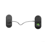 Cerradura inteligente de huellas dactilares para refrigerador, gabinetes, cajones, control de acceso sin llave con carga USB, seguridad infantil e instalación sin taladro (negro)