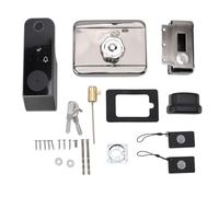 Cerradura inteligente de puerta Cerradura de entrada sin llave Tarjeta de contraseña de huella digital y desbloqueo de llave Cerradura de entrada inteligente impermeable IP66 para