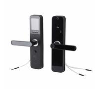 Cerradura Inteligente de Video con Cámara, Cerradura de Puerta de Entrada sin Llave 6 en 1 con Reconocimiento Facial, Cerradura de Puerta de Huella Dactilar para Puerta Delantera