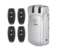 Cerradura inteligente electrónica, cerradura invisible inalámbrica WAFU sin llave con control remoto, cerradura de puerta de control remoto inteligente para el hogar