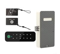 Cerradura inteligente electrónica para puertas de armario con NFC de huellas dactilares e integración de smartphone para una automatización cómoda del hogar (A)