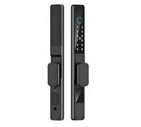 Cerradura inteligente H21 de aluminio for puerta corrediza, resistente al agua, con huella dactilar, aplicación TTLock, Bluetooth, acceso con tarjeta RFID, código de acceso e integración con Alexa