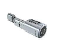 Cerradura Inteligente NAXO ORBE EU para Residencias, Negocios, Renta, Wifi, Bluetooth, Fácil Instalación, Soporte 24/7, Contraseña PIN, Tarjeta Proximidad RFID, App Android iOS