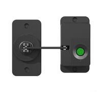 Cerradura inteligente para cajones, 1 paquete de cerradura de gabinete de huellas dactilares para refrigerador y muebles, protección de seguridad infantil con reconocimiento rápido de 0.5 segundos y