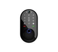 Cerradura Inteligente Wifi 4 En 1 Cerradura Electronica Bluetooth Smart Lock For Front Door Tuya App,Huellas Dactilares,Contraseña Digital Cerradura Para Dormitorio, Casa,Oficina Cat's eye model,A