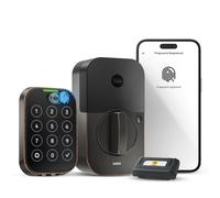 Cerradura inteligente Yale Assure Lock de dos toques, de bronce aceitado, con teclado t ctil y lector de huellas dactilares, YRD450-F-WF1-0BP