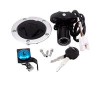 Cerradura Interruptor Encendido Para Kawasaki Para Ninja Para ZX6R ZX636 Para ZX10R ZX1000 Interruptor Encendido Motocicleta Para Asiento Juego Cerradura Tapa Combustible Con Llaves