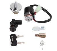Cerradura Interruptor Llave Encendido Para Dax Para Skyteam 50cc 125cc ST50 ST125 Juego Cerradura Interruptor Kit Tapa Gas Encendido Bloqueo Casco Reemplazo 2 Llaves