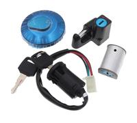 Cerradura Interruptor Llave Encendido Para Monkey Z50 50A Z50J Z50R Mini Bike Kit Interruptor Encendido 4 Cables Tapa Llave Bloqueo Tanque Combustible Asiento Casco
